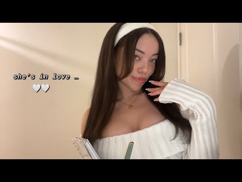 ASMR |🤍Girl In The Back Of The Class Has A Crush On You!