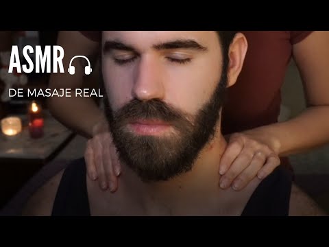 ASMR de masaje REAL 🎧 [NO TALKING]