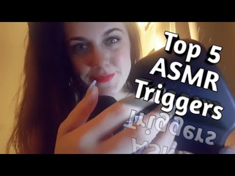 ASMR || Top 5 ASMR Triggers 😴 || Tapping ~ Crinkling ~ Paper cutting ~ Whispering ~ Water sounds |