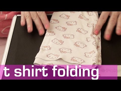 relaxing t-shirt folding