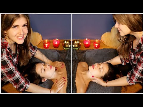 Real Person Face Treatment and Skin Tracing ASMR | Head Massage & Personal Attention deutsch german