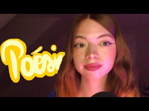~ ASMR FR ~ Chuchotement proche du micro ⛲️🦢 (poèmes - french poetry)