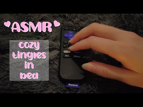 ASMR 💙 Cozy tingles in bed