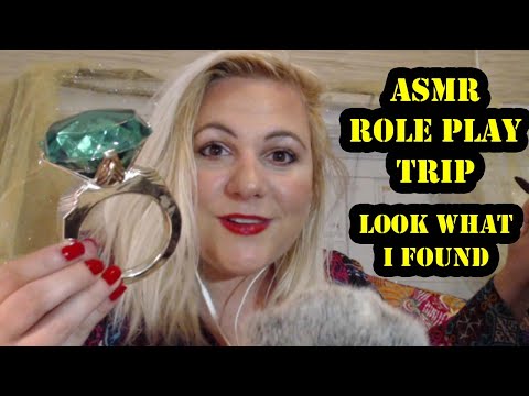 ASMR [Role Play Trip] Not my Luggage? What's in it?