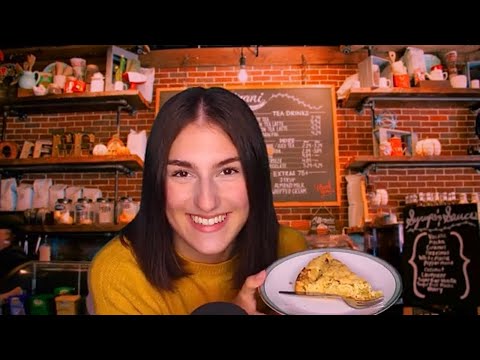 [ASMR] cozy coffee shop ☕️// ambience sounds, rain sounds// roleplay // IsabellASMR