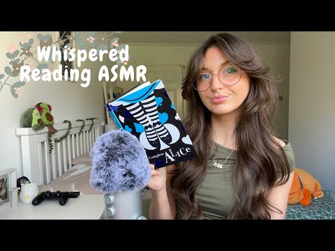 ASMR Reading Alice and Wonderland until you fall asleep (Chapter 4)🐇 (Close whispers, book tapping)