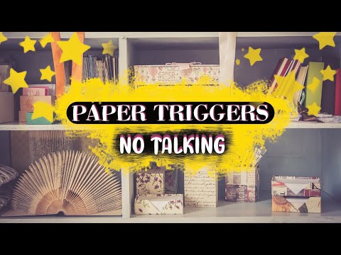 ASMR | Paper Triggers | Intense Tingles | Crinkles, Tracing, Writing, Tapping, Scratching + More