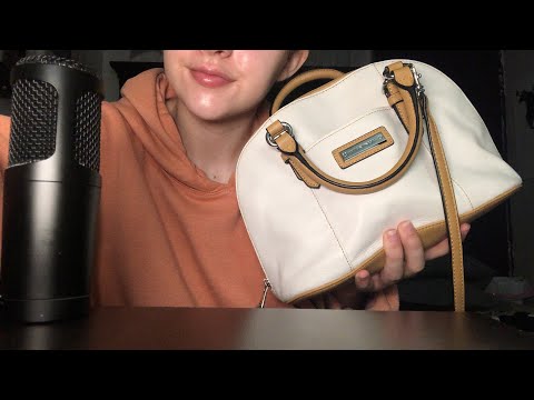 ASMR Whats In My Purse || Whispered, tapping, random triggers
