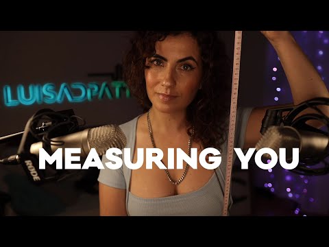 ASMR | Measuring you * Writing Sounds ^.^