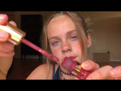 ASMR big sister does your makeup pt. 2!