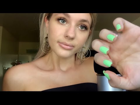 ASMR| Close Whispering/ Hand Movements/ Mouth Sounds
