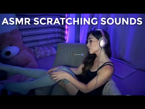 |ASMR| SKIN AND FABRIC SCRATCHING SOUNDS