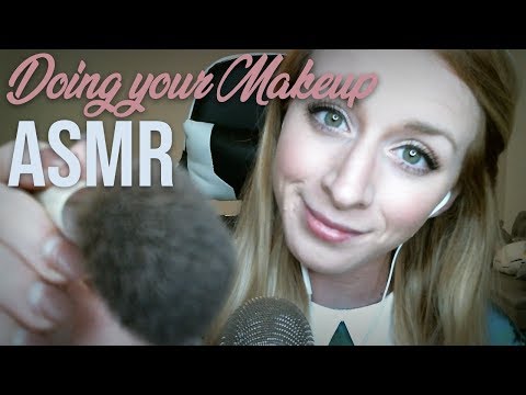 ASMR Doing Your Makeup | Personal Attention & Face Brushing