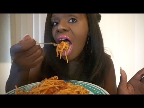 Spaghetti ASMR Eating Sounds