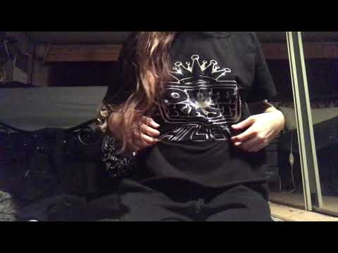 ASMR Shirt scratching with letter tracing