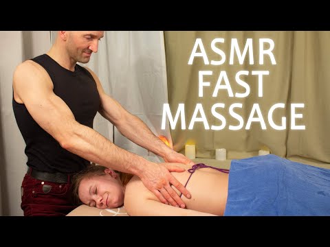ASMR Fast Massage, No Talking, Relaxing Session Before Sleep