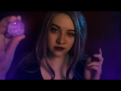 ASMR / Necromancer brings you back to life (plucking, measuring, mirrored hand movements, etc)