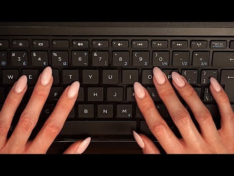 ASMR Aggressive Keyboard Scratching [No Talking]
