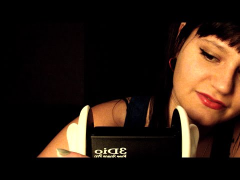 ASMR. Truly Binaural 3dio Ear to Ear Crinkles and Close Breathy Whispering (Mic Test)