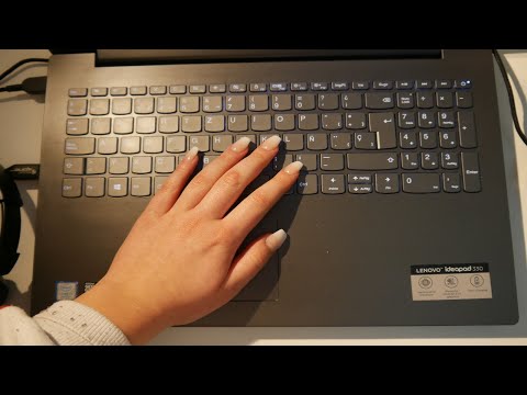 ASMR TAPPING & SCRATCHING On A Laptop With Long Nails 💻