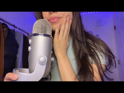 ASMR testing new yeti mic | whispers, mouth sounds & tapping 🧋🧋🧋