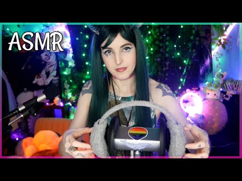 ASMR ~ Space humming & ear muff scratching | Tingle Variety Session #4