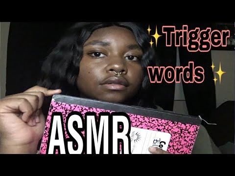ASMR Trigger Words 😴🫶 #asmr #triggerwords #asmrtriggerwords