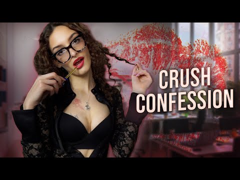 ASMR - Office Crush: Girl At Work Reveals Her Feelings To You | Roleplay