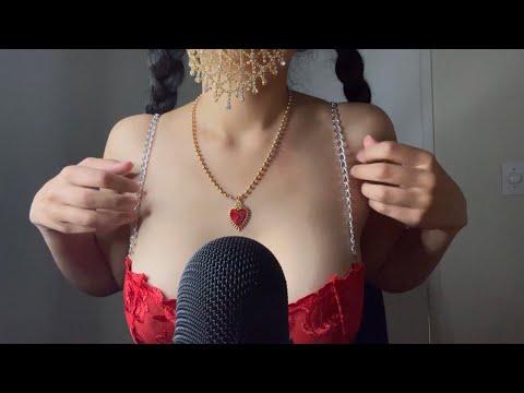 ASMR FABRIC ♥️❤️ scratching & tapping