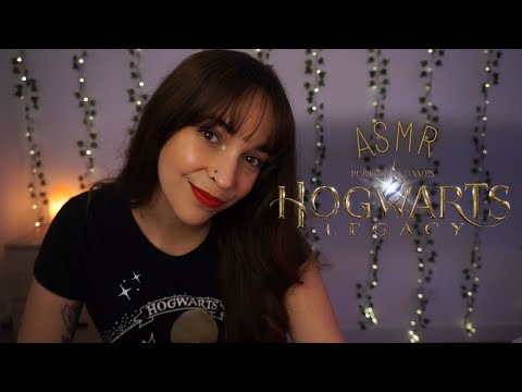 ASMR Hogwarts Legacy mi opinión | Con susurros y triggers, tapping, scratching...