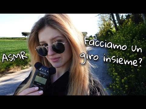 FACCIAMO UNA PASSEGGIATA INSIEME? 🥰 ASMR Vlog Nella Natura ☘ Italian Whispering 🇮🇹