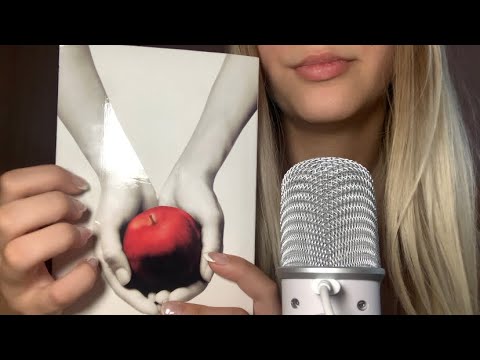ASMR My current read📖❤️‍🩹| book triggers, inaudible whispering