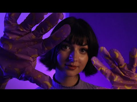 ASMR Crinkly Gloves & Hand Movements