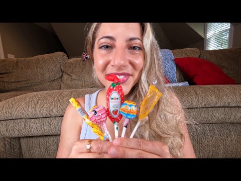 ASMR Lollipop Taste Test 🍭/Mouth Sounds