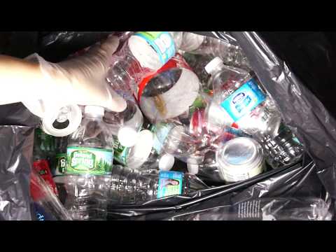 ASMR Counting to 50 FOR SLEEP: CRINKLES, Bottles & Cans Sounds (Recycling Edition LOLLL)
