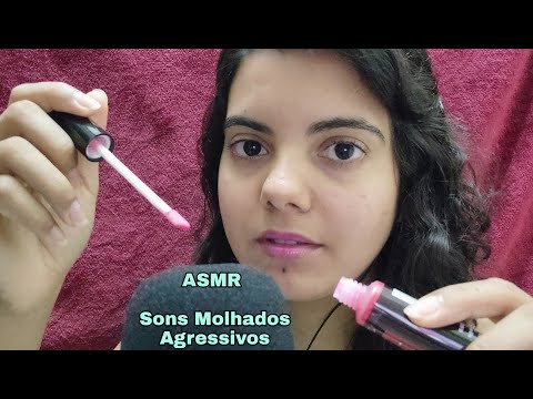 [ASMR] SONS DE BOCA MOLHADOS E AGRESSIVOS/MOUTH SOUNDS
