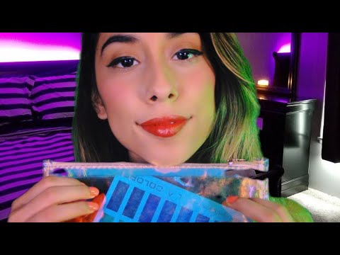ASMR Doing My Subscribers Christmas Party Makeup (Personal Attention RP)