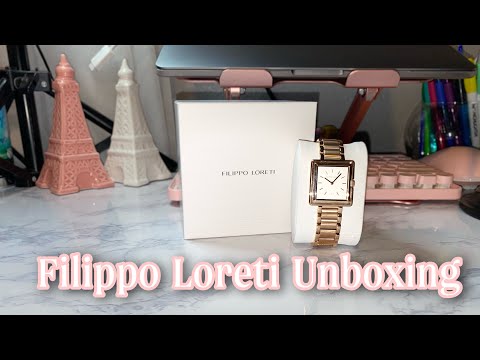 ASMR| Unboxing a timepiece from Filippo Loreti- whispering & tapping