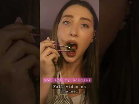 Eating your anxiety😛 #shorts #asmr