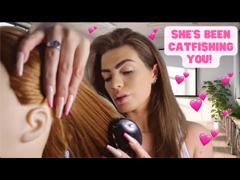 ASMr girl who is OBSESSED with you does your hair for a first date 💕  (roleplay)