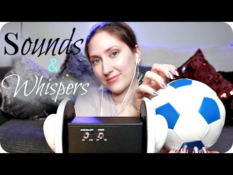 ASMR Tapping, Scratching, Brushing & Ear Cupping Triggers for Tingles ❤️ Close Up Whisper