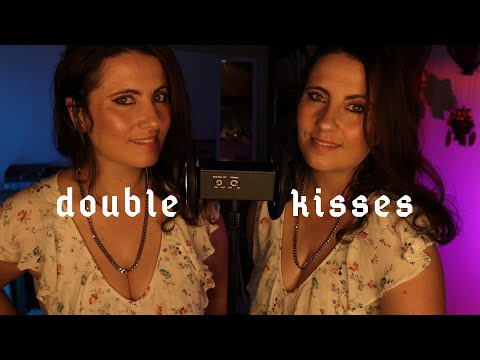 ASMR 💋 Twins Giving You The Best Kisses 💋 Relax ^.^Sleep