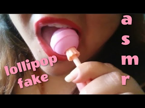 ASMR - LOLLIPOP FALSO / Eating fake