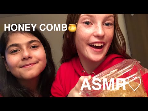 HONEYCOMB ASMR [whisper] with my friend! And cinnamon buns