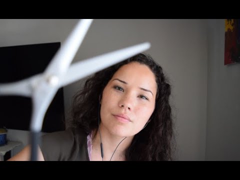 ASMR HAIRCUT ROLEPLAY | Scissor Sounds, Personal Attention, Brushing and Combing, Spray Bottle
