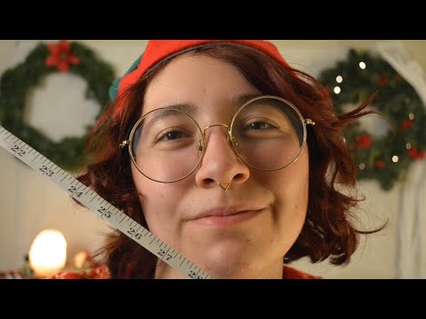 ASMR Measuring Your Mall Santa Suit 🎅🏼 note-taking, soft spoken & personal attention