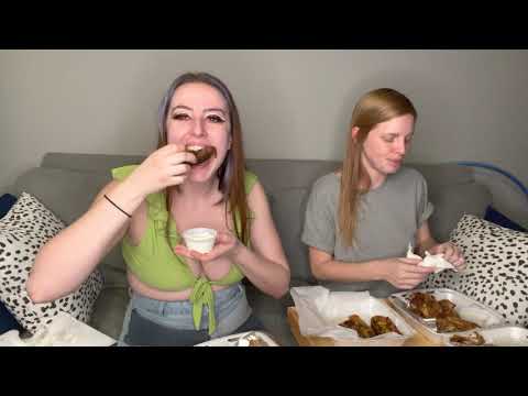 Hot Wing Mukbang with Scarlette