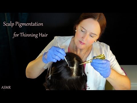 ASMR Scalp Check with Bad Results & Scalp Pigmentation for Thinning Hair (Whispered)