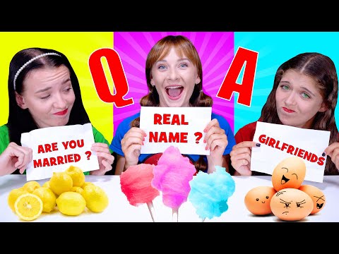 ASMR Question and Answer Food Challenge with LiLiBu
