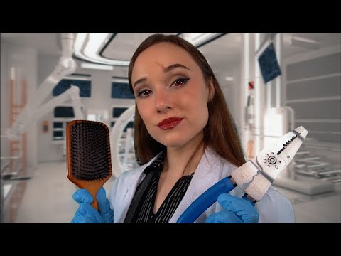 ASMR Evil Scientist Creating YOU | Compliments, Face Touching, Whispers, Hair Brushing